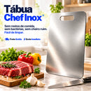 Tábua De Aço Para Cozinha CHEF INOX Antibacteriana e Antisujeira + FRETE GRÁTIS
