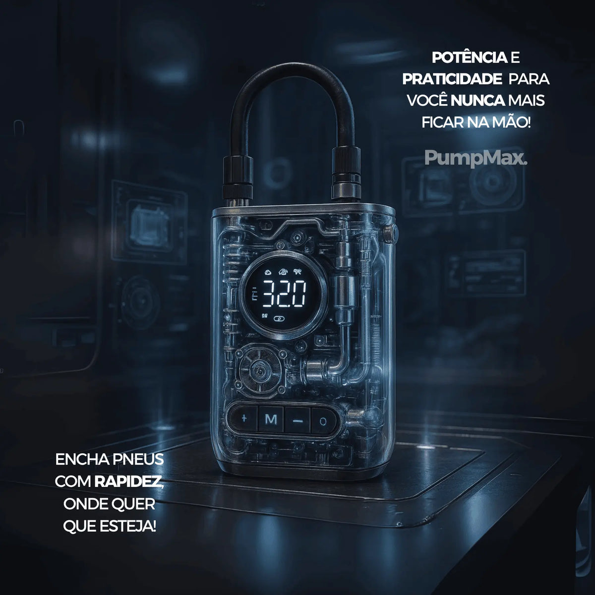 Mini Compressor de Ar Portátil PumpMax - Imagem 4